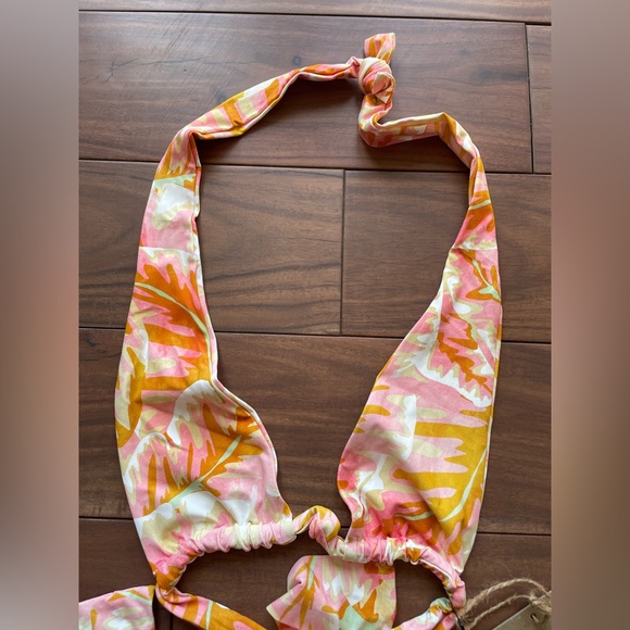 Stone Fox Swim Rico Bikini Top Hot Tropix Size XS - Picture 7 of 8